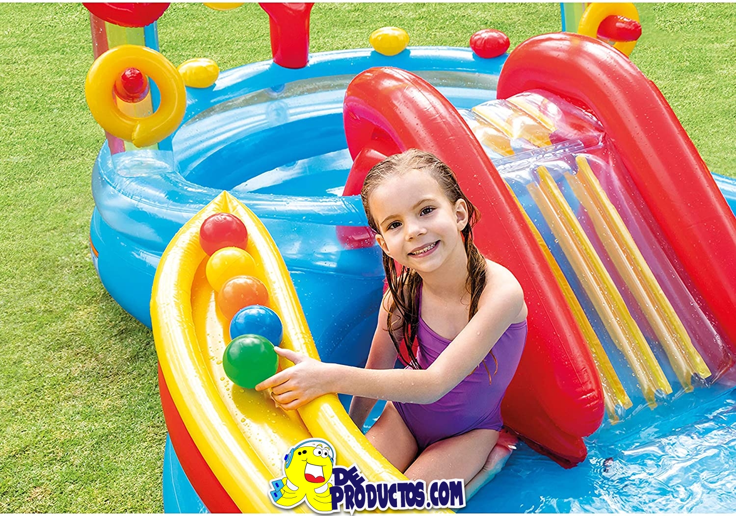 Centro De Juegos Inflable Piscina arco iris Centro De Juegos Inflable Piscina arco iris